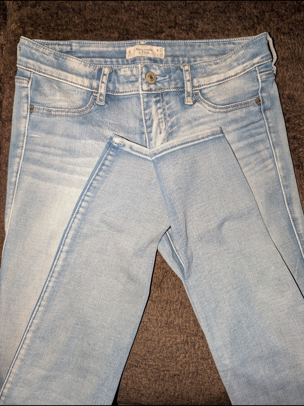 Abercrombie & Fitch Light Blue Skinny Jeans